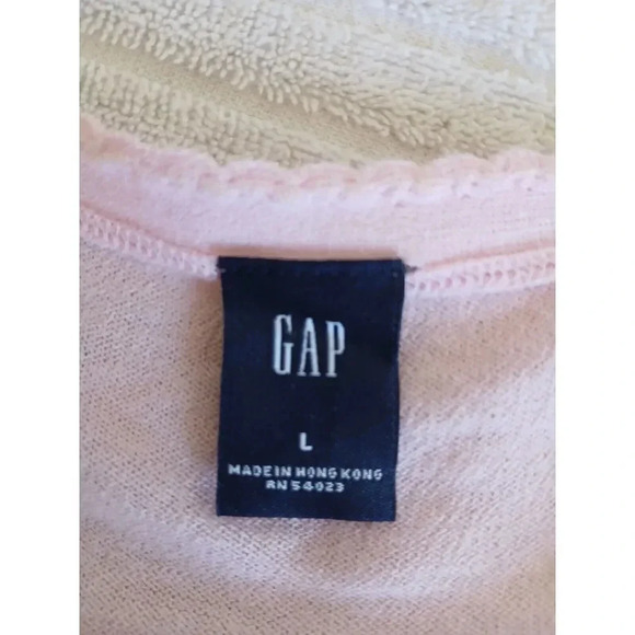 Gap Womens Ligth Sweater Size Large Pink Long Sleeve Round Neck - Picture 15 of 16